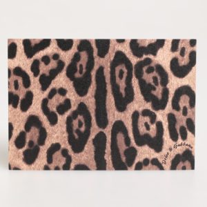 Multicolor Leopard Print Envelope Paper Post Card Holder
