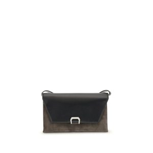 Black Leather Shoulder Bag