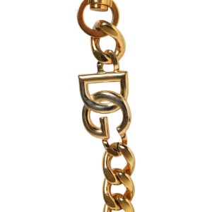 Black Leather Pearl Chain Bag Accessory Shoulder Strap