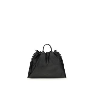 Black Calf Leather Bos Taurus Shoulder Bag