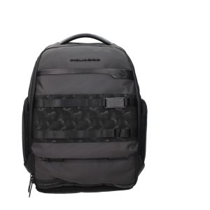 Gray Fabric Backpack