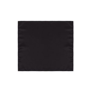 Black Silk Pocket Square