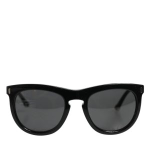 DG4281 Black Round Frame Full Rim Eyewear Sunglasses