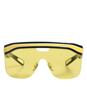 DG6162 Shield Black Yellow White Polyamide Sunglasses