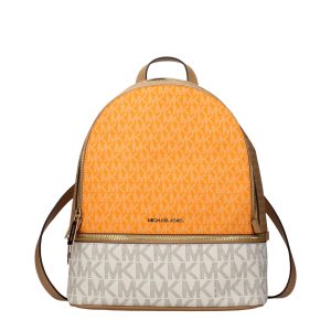 Beige Fabric Backpack