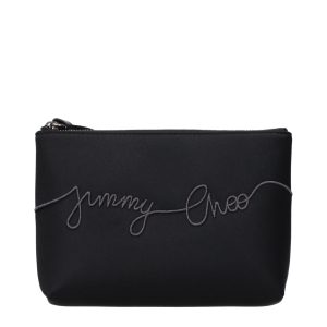 Black Satin Clutch Bag