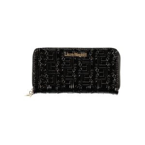 Nero Poliuretano Women Wallet