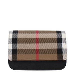 Beige Fabric Clutch Bag