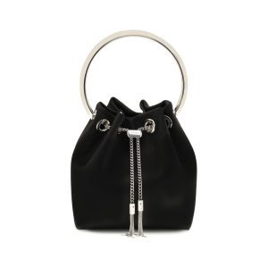 Black Silk Backet Bag