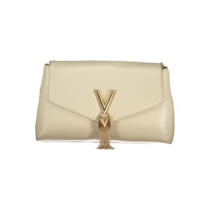 Beige Polyurethane Women Shoulder Bag