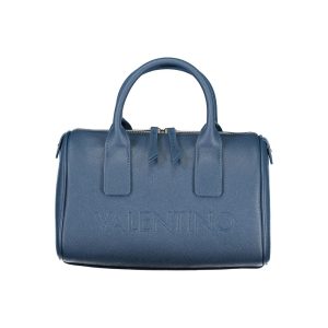Blu Polyurethane Woman Handbag