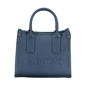 Blu Polyurethane Women Handbag