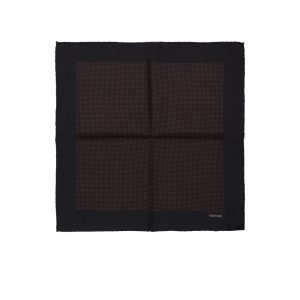Black Silk Pocket Square