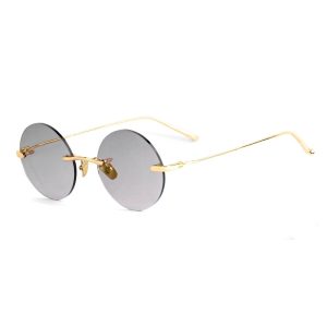 Gold Titanium Sunglasses