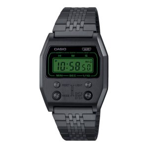 Black Stainless Steel Digital Watch