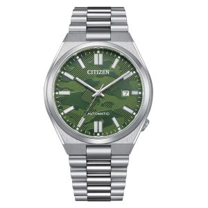 Gray Stainless Steel Dress Watch