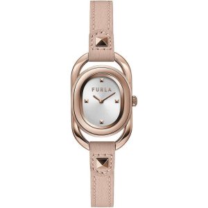 Multicolor Leather Dress Watch