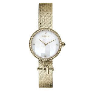 Gold Stainless Steel Dress Watch