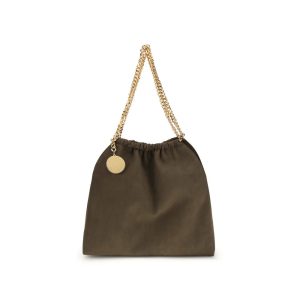 Brown Polyester Shoulder Bag