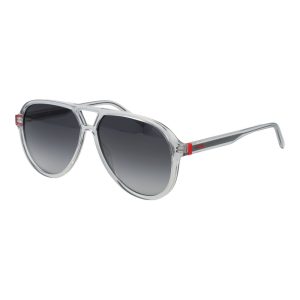 Gray Stainless Steel Sunglasses