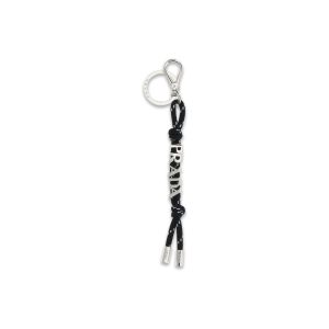 Black Recycled Polyester Keychain