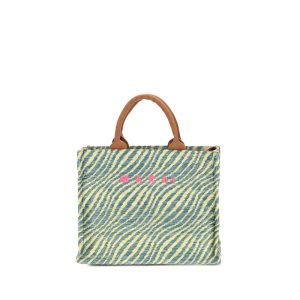 Multicolor Fabric Shoulder Bag