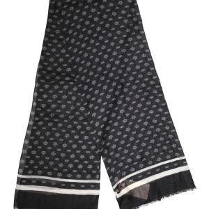 Black Crown Cashmere Neck Wrap Shawl Scarf