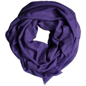 Purple Lace Stole Cotton Wrap Shawl Scarf