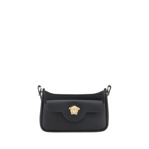 Black Calf Leather Bos Taurus Shoulder Bag