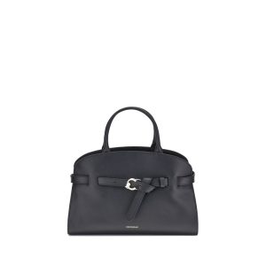 Black Calf Leather Bos Taurus Handbag