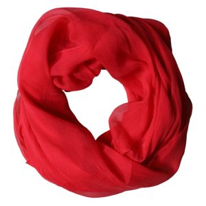 Red Stole Silk Neck Wrap Shawl Men Scarf