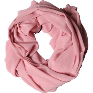 Pink Silk Stole Neck Wrap Shawl Men  Scarf