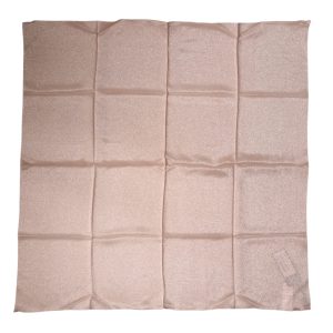 Light Pink Silk Blend Square Foulard 87.5cm x86.5cm Scarf