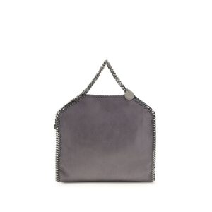 Gray Polyester Shoulder Bag