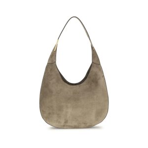 Beige Calf Leather Bos Taurus Shoulder Bag