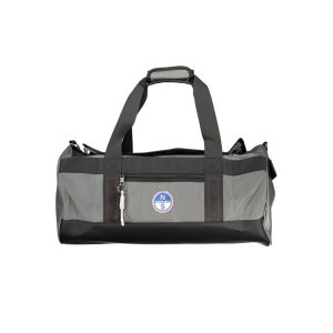 Grigio Polyester Men's Duffle Bag